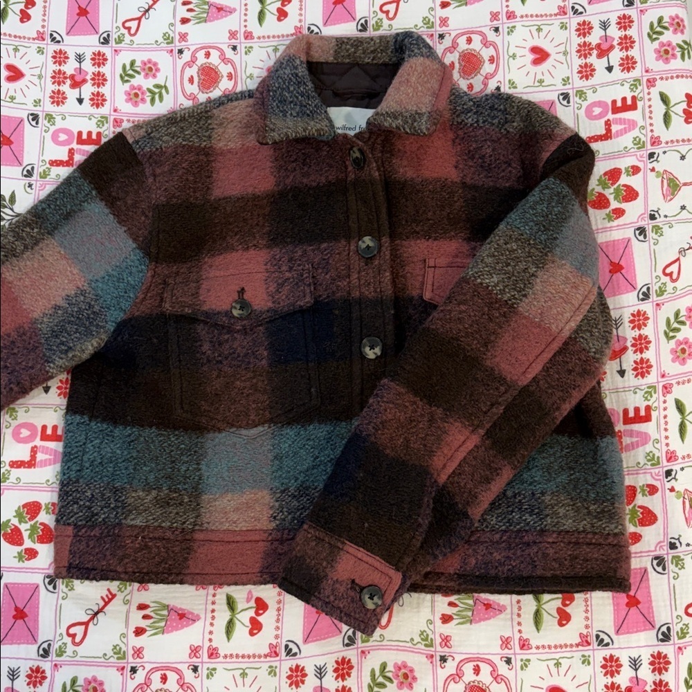 Wilfred Free Multicolor Knit Jacket size small worn ones